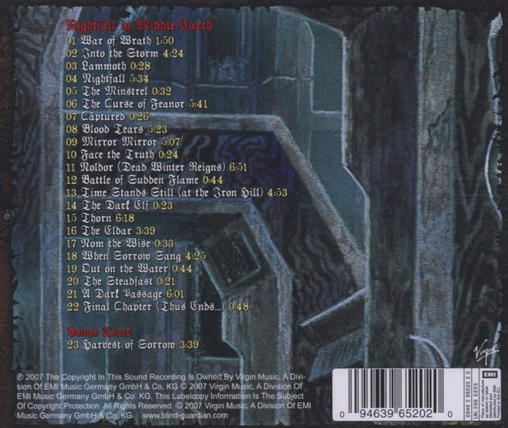 Nightfall In Middle Earth: BLIND GUARDIAN: Amazon.ca: Music